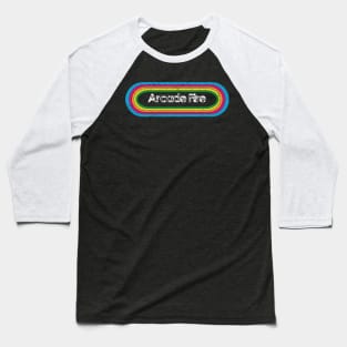 arcade fire ll rainbow retro Baseball T-Shirt